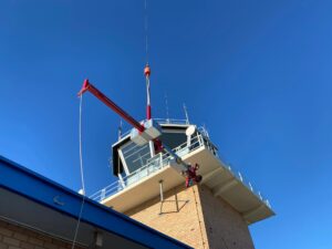 Glass Lifter on Crane